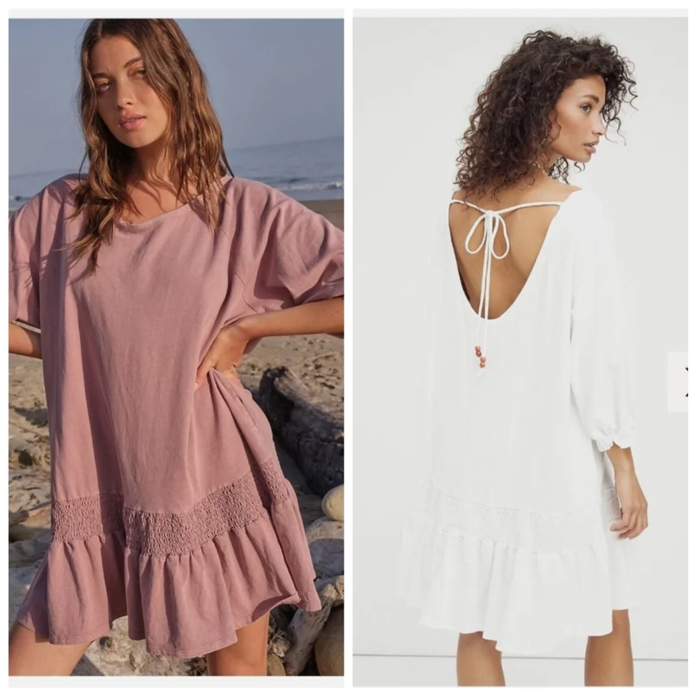 free people jenny mini dress Free People Beach Jenny Mini Dress Size Small NWT Oversized Z370-30